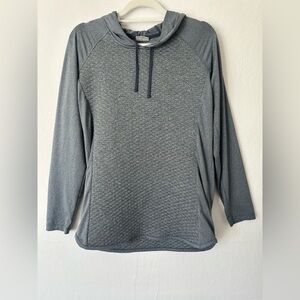 Columbia Gray Lightweight Quilted Hoodie – Women’s Medium